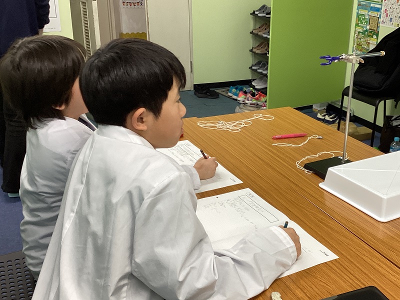 実験した結果を記録する