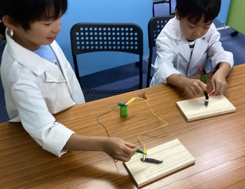 ショート回路の実験