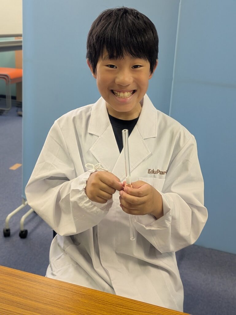 がんばって巻いてます。