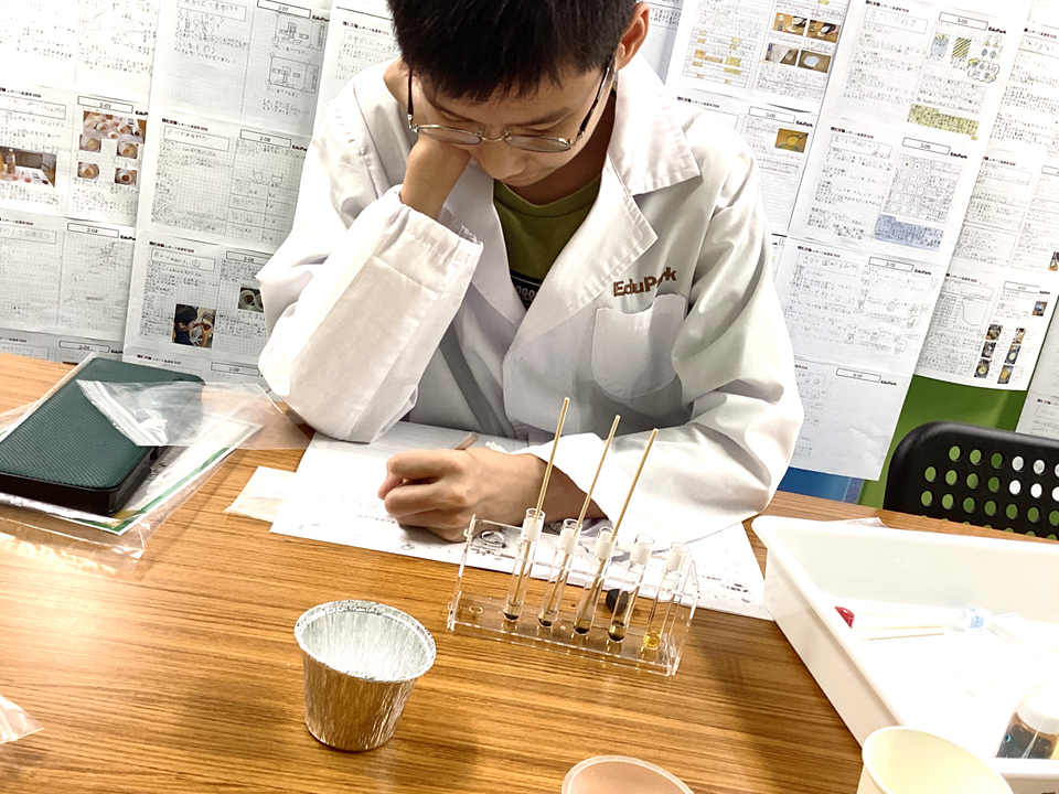結果を考察中!
