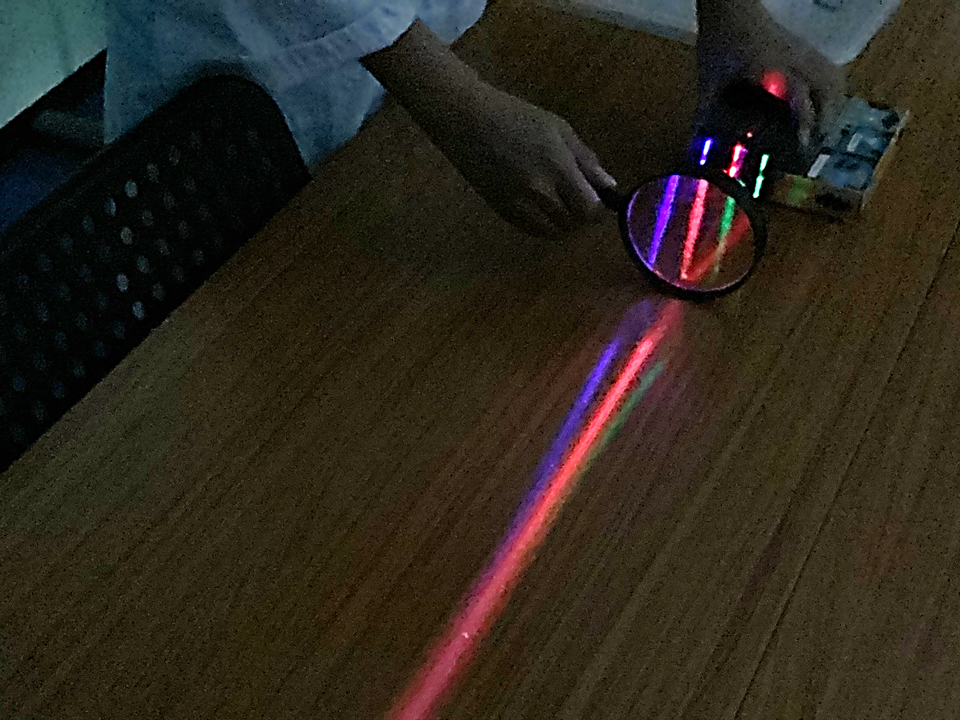 光が集まったよ!